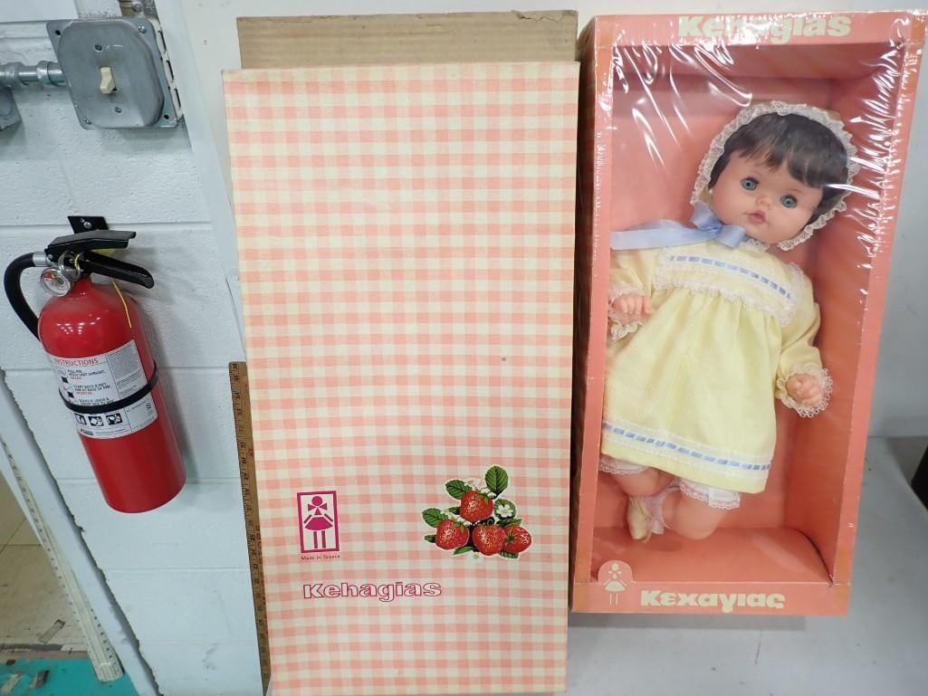 Vintage Kehagias Kexayiac Doll NOS New Old Stock: Vintage Kehagias Kexayiac Doll NOS New Old Stock
