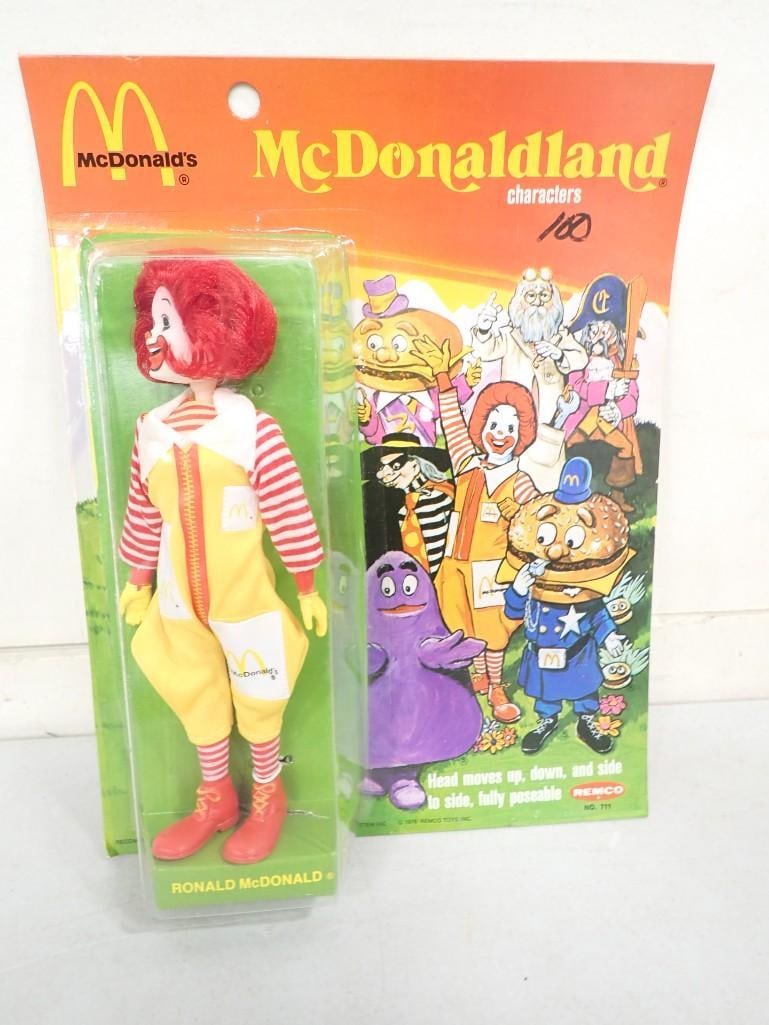 Vtg 1976 McDonald's Ronald McDonald McDonaldland Action Figure NOS Remco New Old Stock: Vintage 1976 McDonald's Ronald McDonald McDonaldland Action Figure Remco NOS New Old Stock