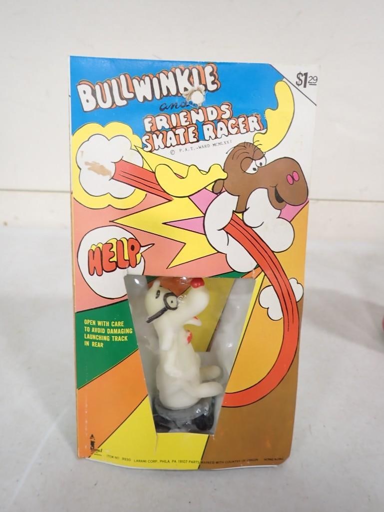 Vtg 1971 Bullwinkle and Friends Mr Peabody Skate Racer in Original Package Rocky and Bullwinkle: Vintage 1971 Bullwinkle and Friends Mr Peabody Skate Racer NOS New Old Stock Rocky and Bullwinkle Jay Ward