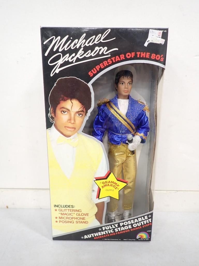 Vtg 1984 Michael Jackson Superstar of the 80's Doll in Grammy Awards Outfit LJN NOS New Old Stock (1 of 6)