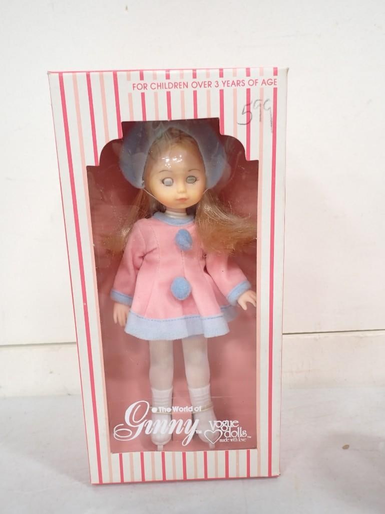 Vintage Vogue World of Ginny Doll in Original Box with Pink and Blue Outfit with Ice Skates (1 of 6)