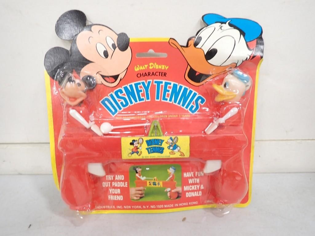 Vintage Walt Disney Character Disney Tennis Mickey Mouse and Donald Duck Toy NOS New Old Stock: Vintage Walt Disney Character Disney Tennis Mickey Mouse and Donald Duck Toy NOS New Old Stock