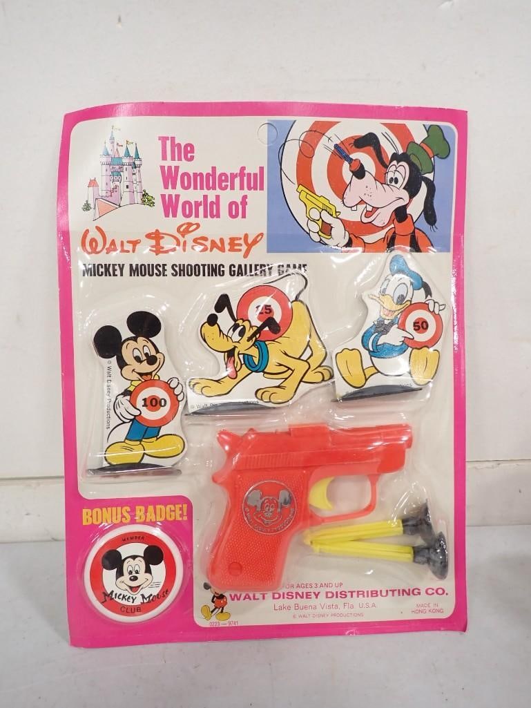Vintage The Wonderful World of Walt Disney Mickey Mouse Shooting Gallery Game NOS New Old Stock (1 of 4)