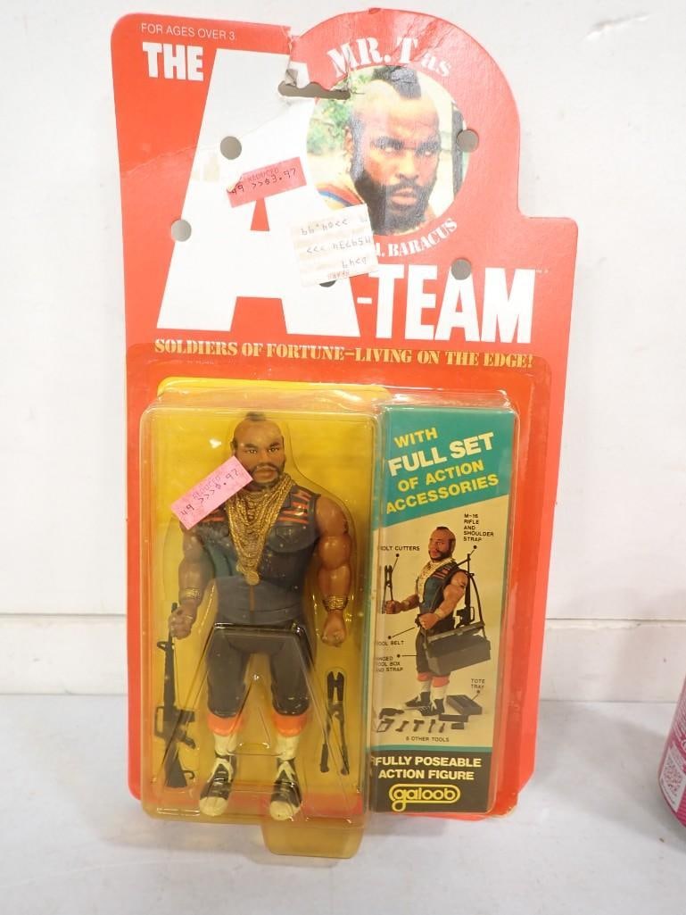 Vtg 1983 The A-Team Mr T as B.A. Baracus Action Figure by Galoob in Original Package (1 of 6)