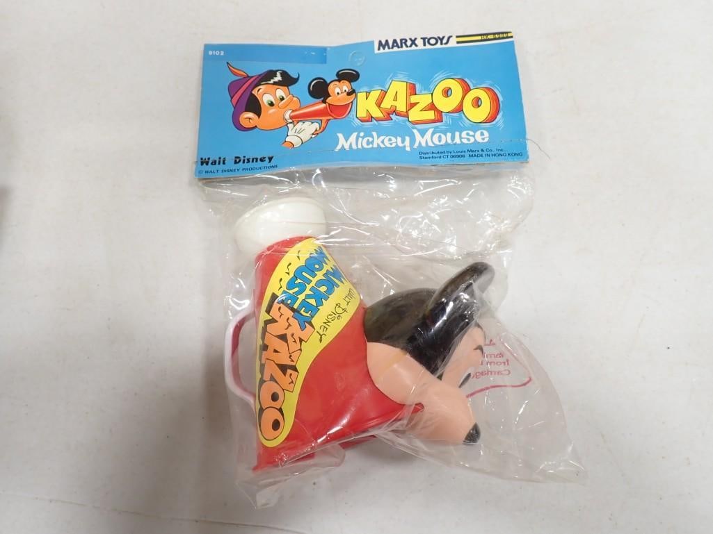 Vtg Marx Toys Walt Disney Mickey Mouse Kazoo NOS New Old Stock (1 of 6)