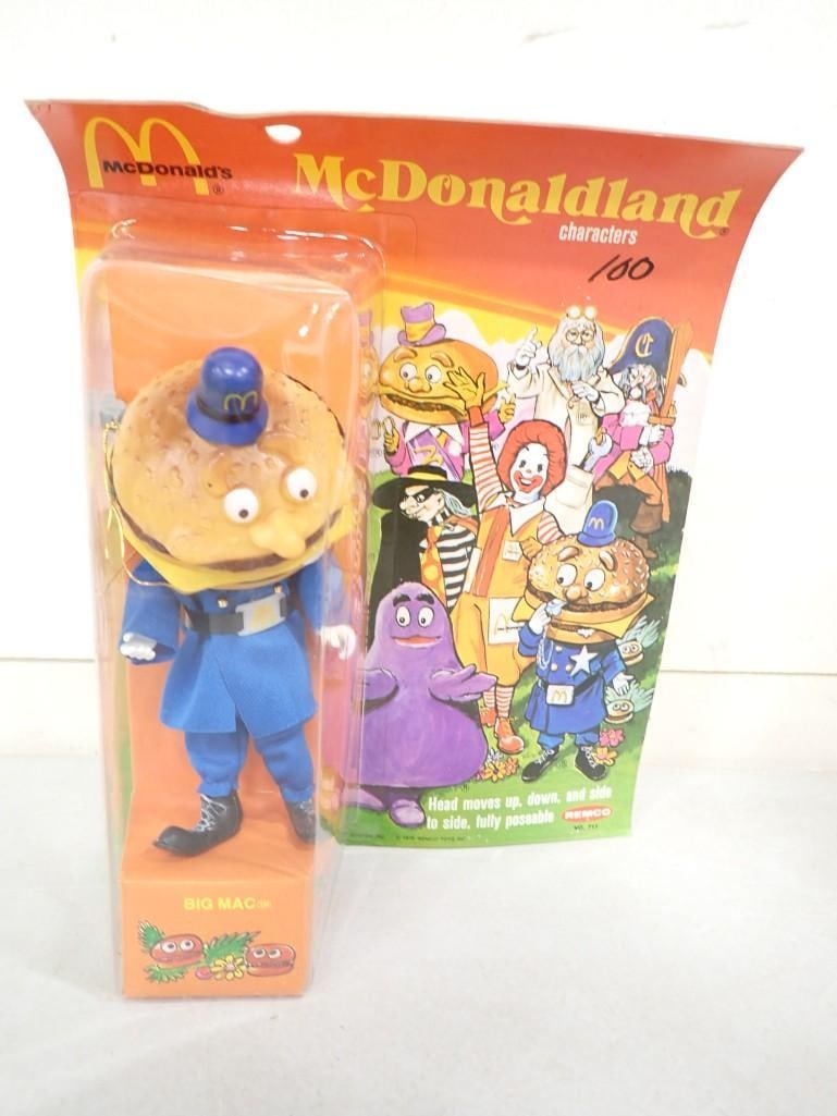 Vtg 1976 McDonald's Mayor McCheese McDonaldland Action Figure NOS Remco New Old Stock: Vintage 1976 McDonald's Mayor McCheese McDonaldland Action Figure Remco NOS New Old Stock . Package has some bending