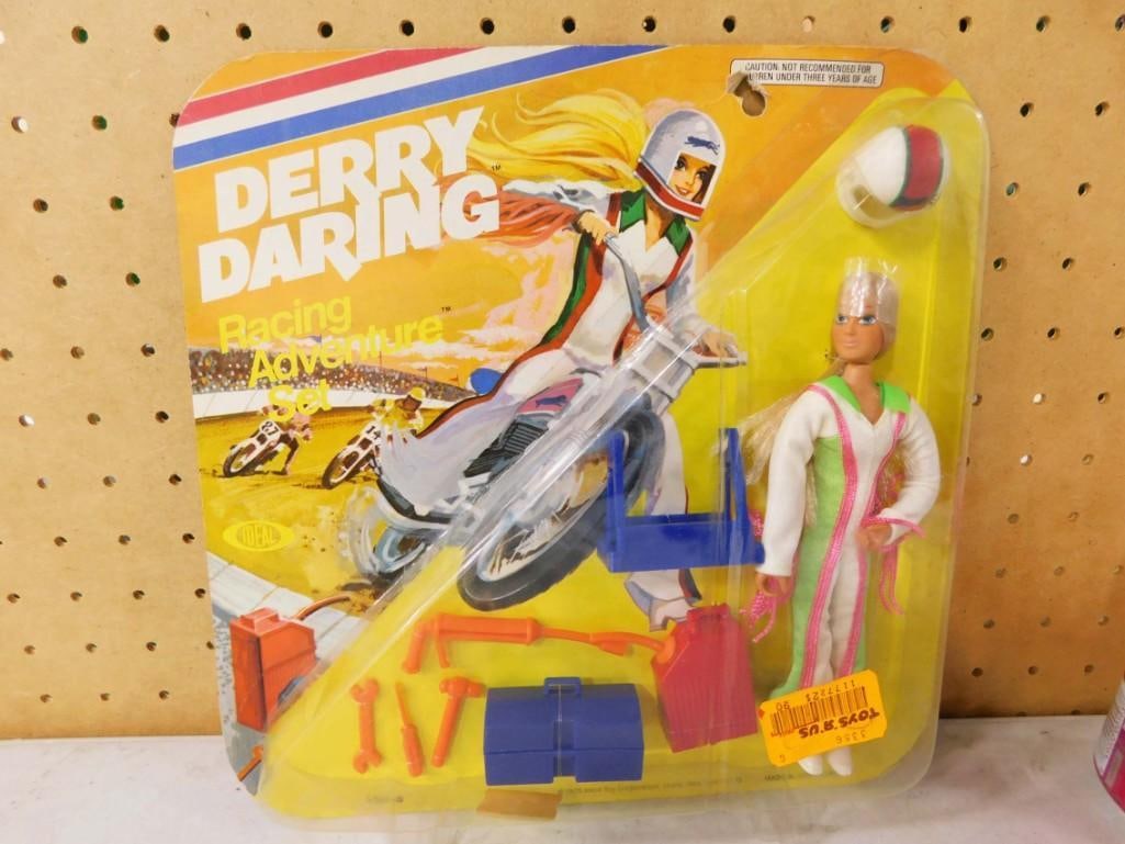 Vtg 1975 Ideal Derry Daring Racing Adventure Set Action Figure NOS New Old Stock (1 of 5)