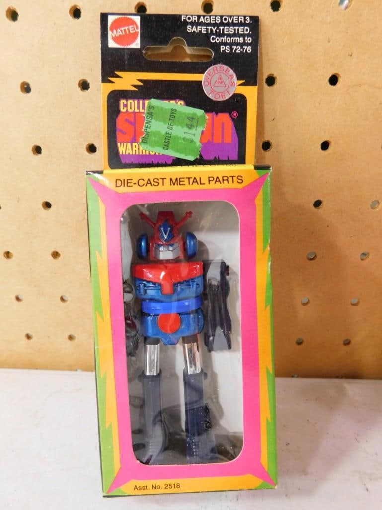 Vtg 1978 Shogun Warriors Combatra Robot Figure Die Cast Metal Parts Mattel NOS New Old Stock: Vintage 1978 Shogun Warriors Combatra Robot Figure Die Cast Metal Parts Mattel NOS New Old Stock . Approx 3" tall