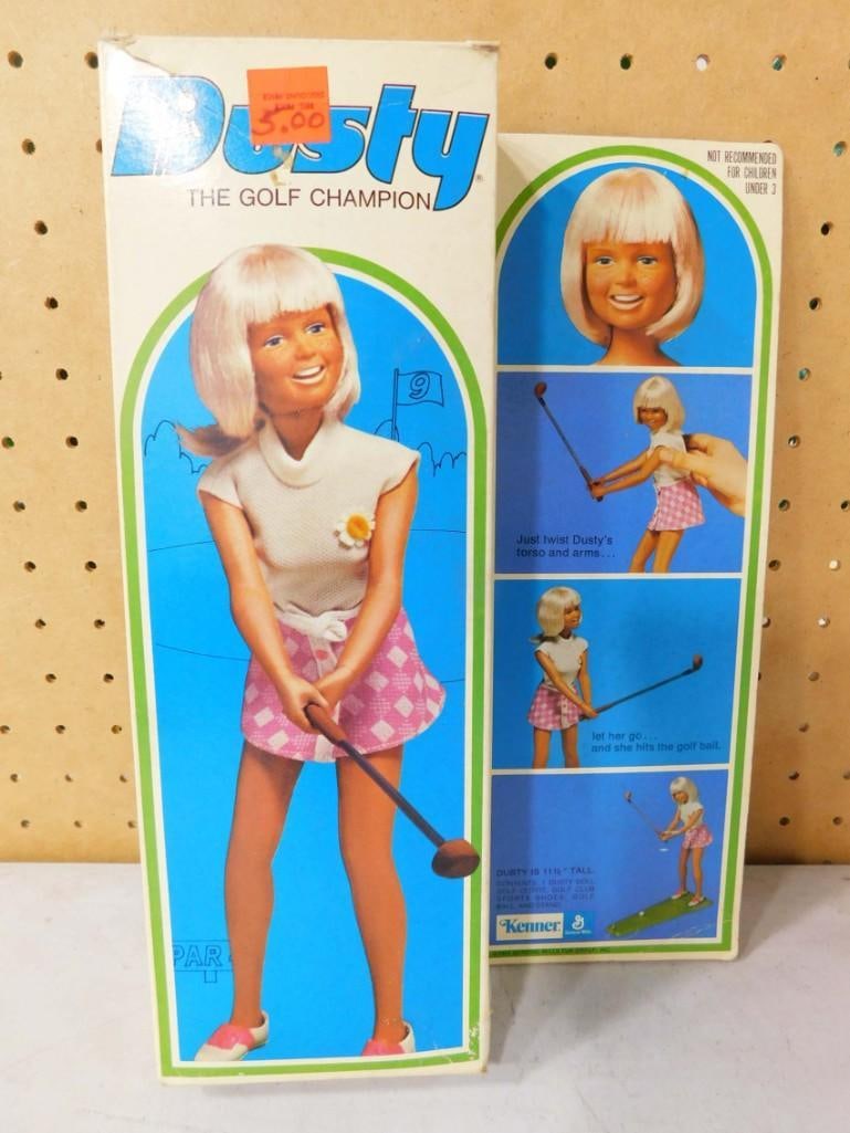 Vtg 1974 Dusty the Golf Champion Doll by Kenner NOS New Old Stock (1 of 6)