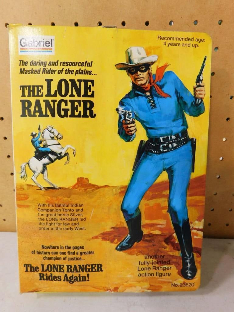Vtg 1975 The Lone Ranger Action Figure Toy by Gabriel NOS New Old Stock (1 of 5)