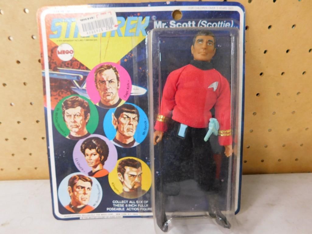 Vtg 1974 Star Trek Mr Scott (Scottie) Action Figure by Mego NOS New Old Stock (1 of 4)