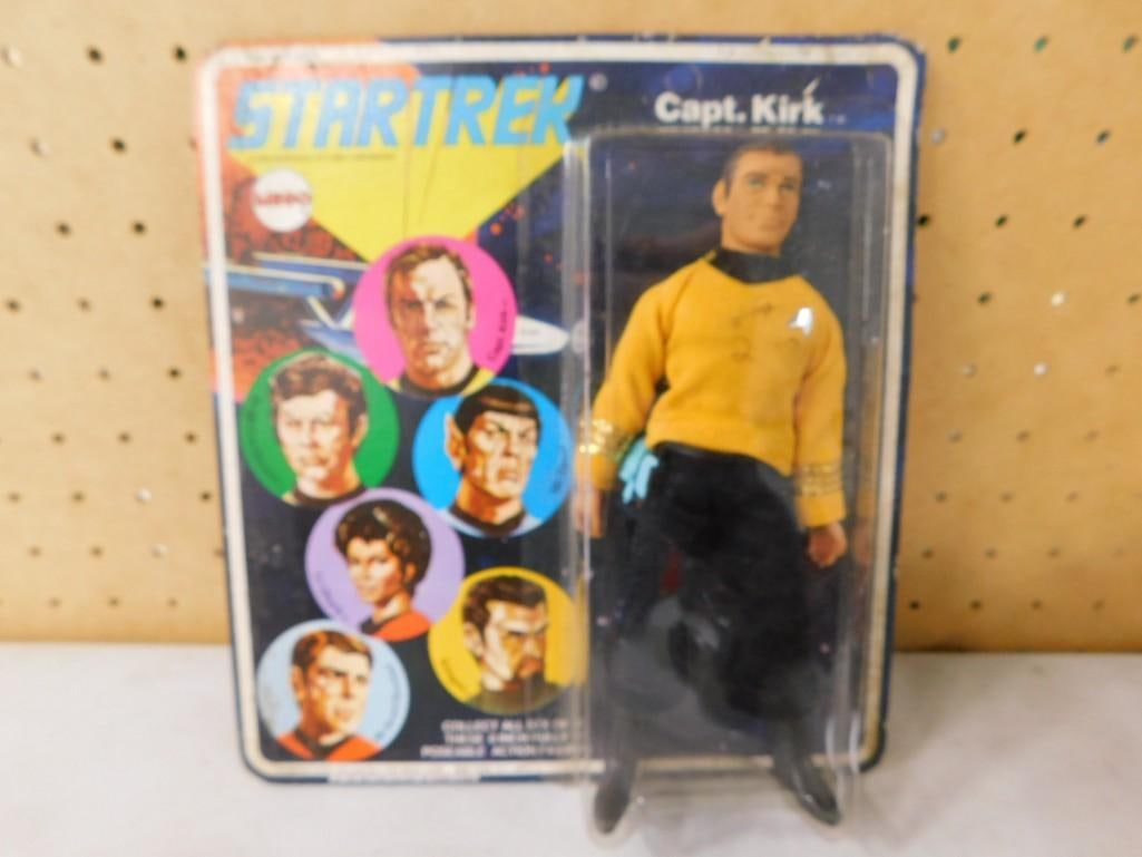 Vtg 1974 Star Trek Capt Kirk Action Figure by Mego NOS New Old Stock (1 of 4)