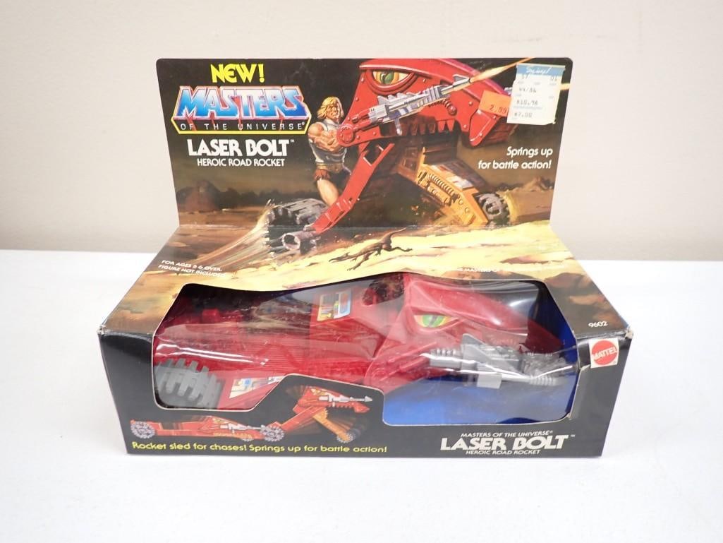 Vtg 1985 MOTU Masters of the Universe Laser Bolt NOS New Old Stock Mattel: Vintage 1985 MOTU Masters of the Universe Laser Bolt NOS New Old Stock Mattel