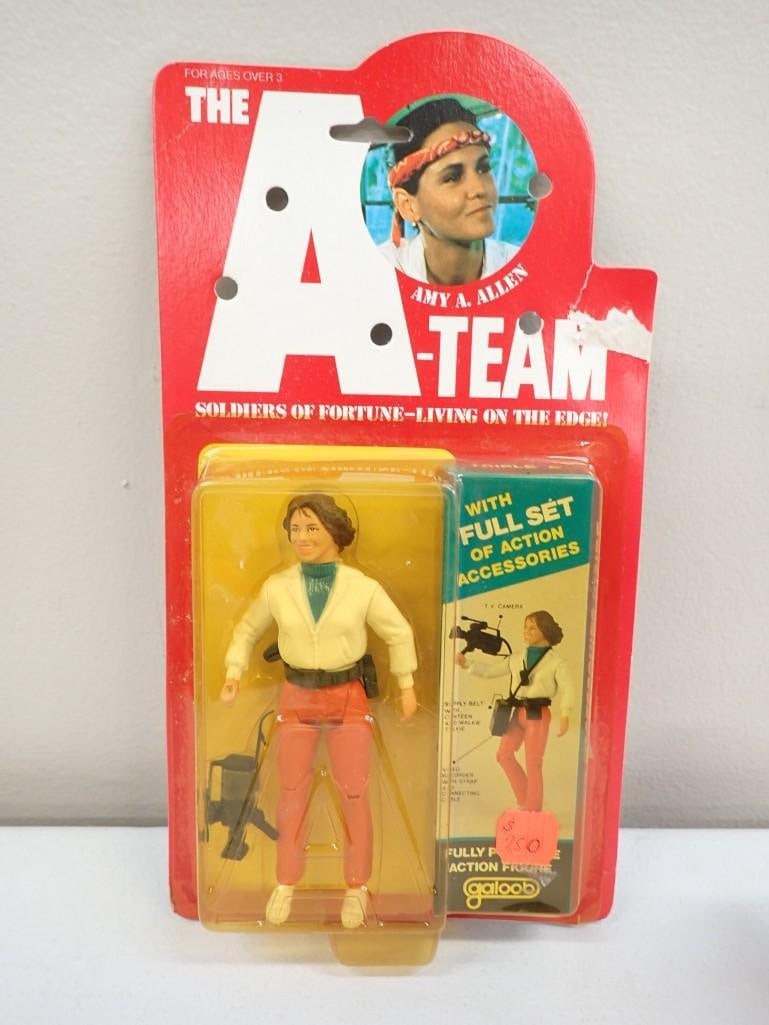 Vtg 1983 The A-Team Amy A Allen Triple A Action Figure by Galoob in Original Package (1 of 4)