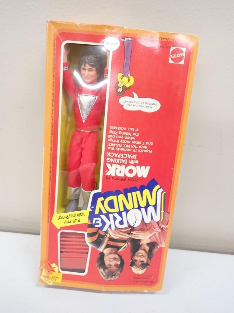 Vtg 1979 Mork & Mindy Mork Doll with Talking Spacepack by Mattel NOS New Old Stock (1 of 7)