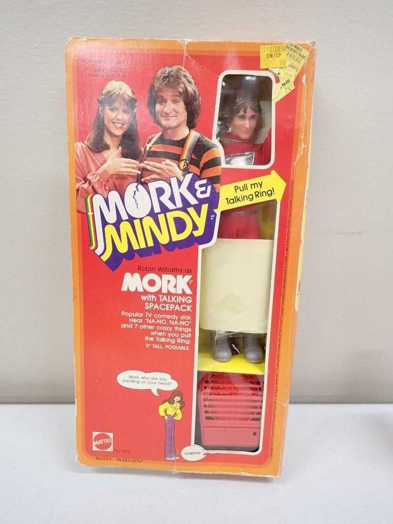 Vtg 1979 Mork & Mindy Mork Doll with Talking Spacepack by Mattel NOS New Old Stock (1 of 7)