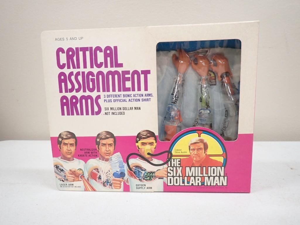 Vtg 1970s The Six Million Dollar Man Critical Assignment Arms NOS New Old Stock: Vintage 1970s The Six Million Dollar Man Critical Assignment Arms NOS New Old Stock