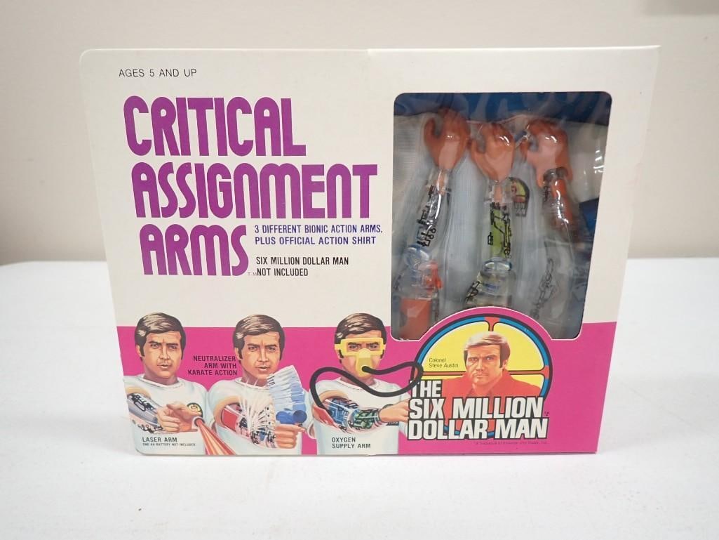Vtg 1970s The Six Million Dollar Man Critical Assignment Arms NOS New Old Stock: Vintage 1970s The Six Million Dollar Man Critical Assignment Arms NOS New Old Stock