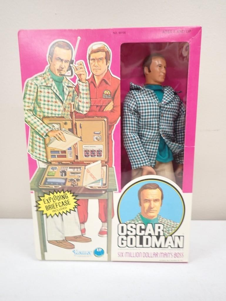 Vtg 1977 The Six Million Dollar Man Oscar Goldman Action Figure with Briefcase NOS NEw Old Stock: Vintage 1977 The Six Million Dollar Man Oscar Goldman Action Figure with Briefcase NOS NEw Old Stock