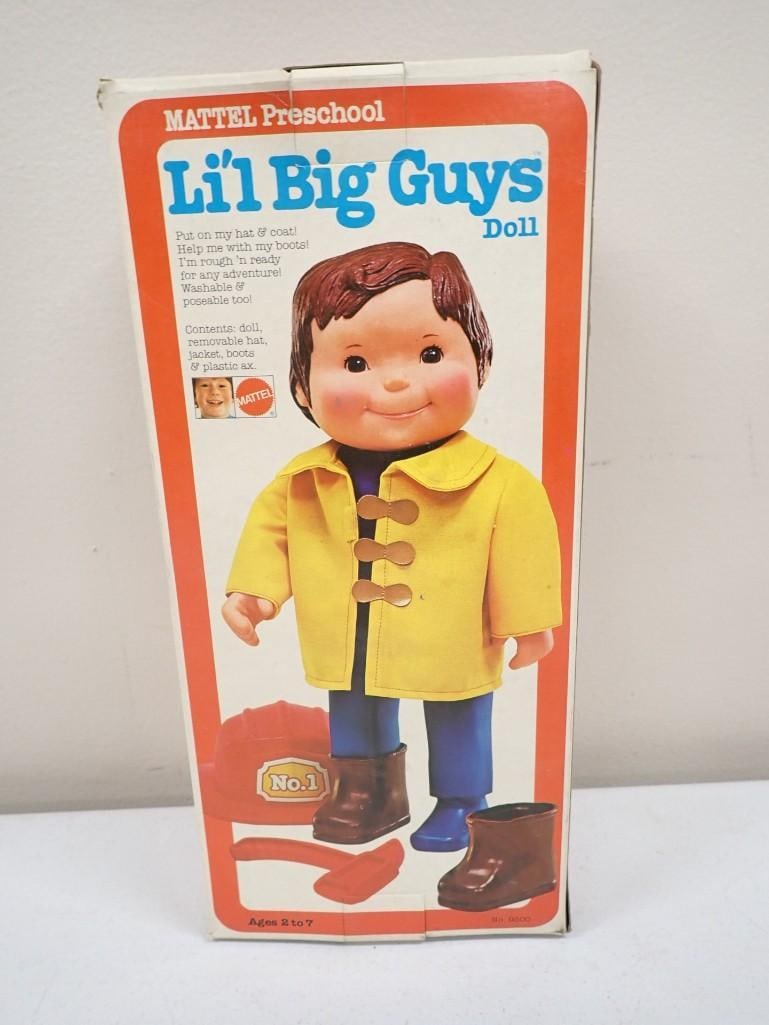Vtg 1975 Mattel Lil Big Guys 12" Boy Doll in Original Box (1 of 7)