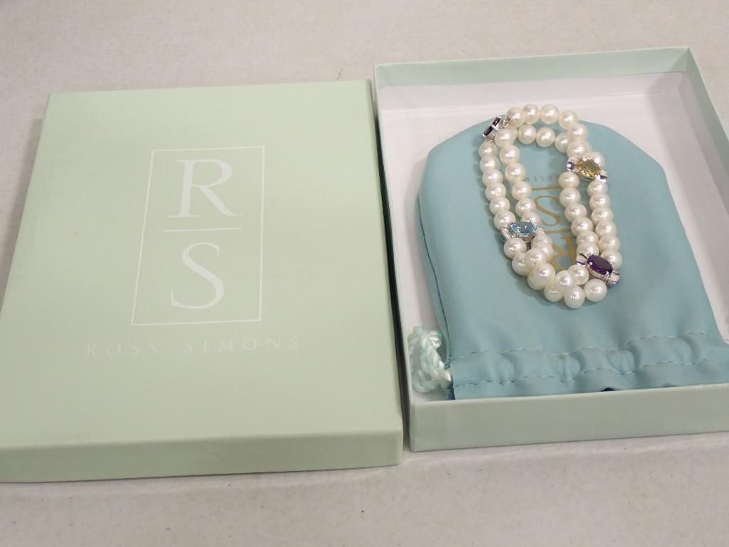 Ross Simons Cultured Pearl Stretch Bracelet (1 of 7)