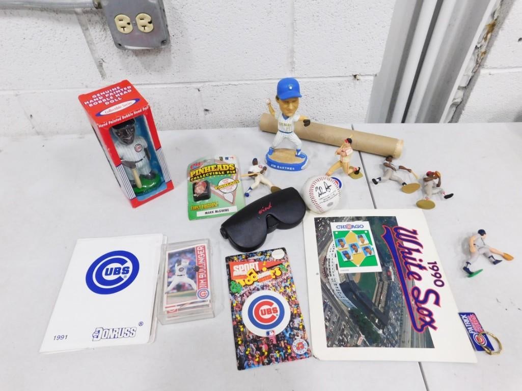 Lot of Baseball Mostly Chicago Cubs , Bobble Heads and More (1 of 11)