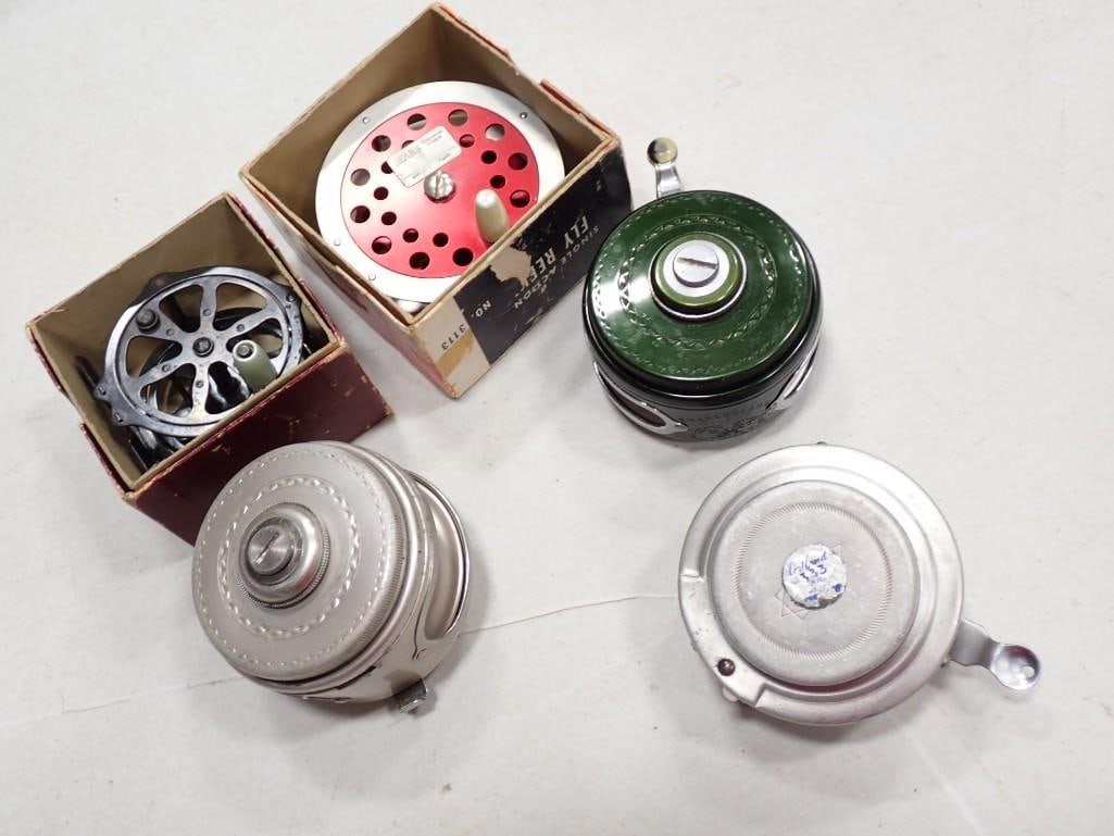 Lot of 5 Fly Reels incl Sears, Shakespeare, Cortland (1 of 9)