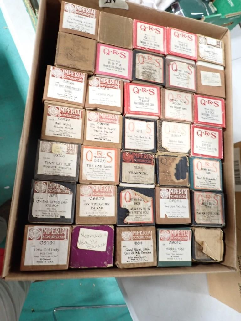 Large Lot of Player Piano Rolls Mostly QRS: Large Lot of Player Piano Rolls Mostly QRS