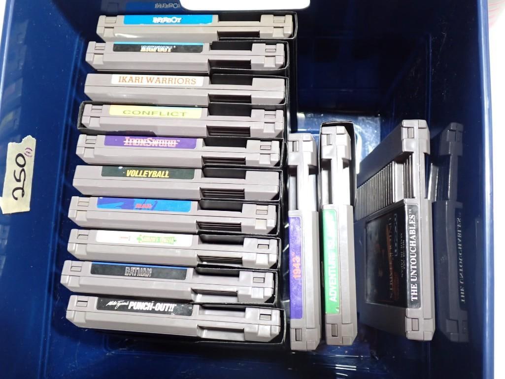 Lot of 13 NES Video Games incl Punch Out, Castlevania, Mad, & More: Lot of 13 NES Video Games incl Punch Out, Castlevania, Mad, & More Condition: untested