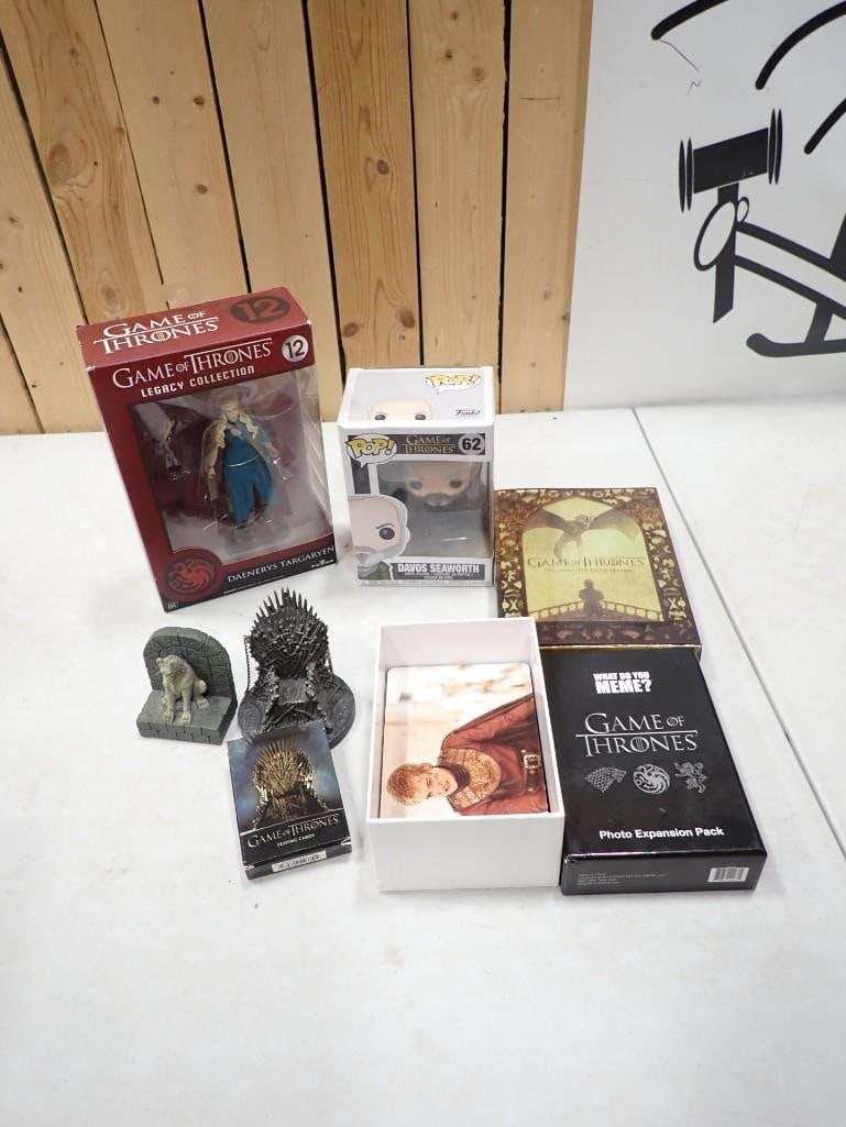 Lot of Game of Thrones Figures, Game, DVD, & More (1 of 8)