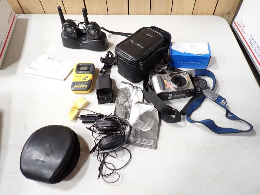 Lot of Electronics, Cobra Walkie Talkies, Radio, Camera, Etc (1 of 9)