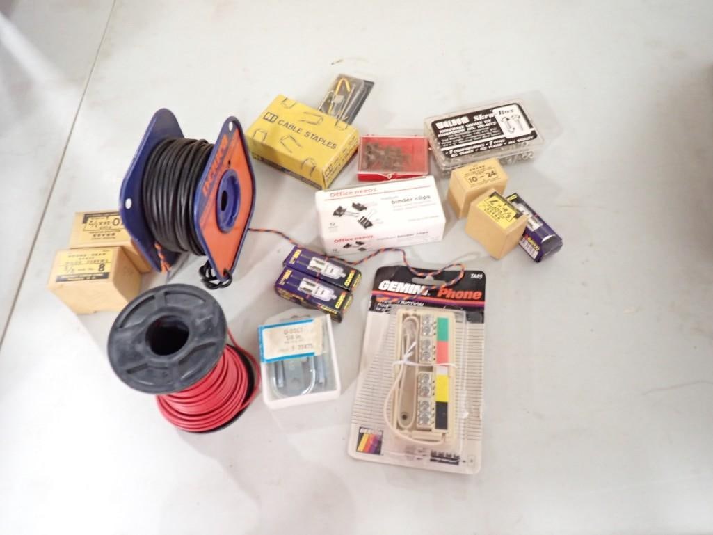 Hardware Lot incl Nuts, Bolts, Fasteners, Wire, etc (1 of 7)