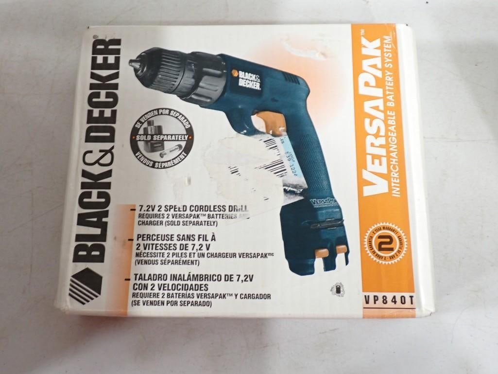 NIB Black & Decker Cordless Drill Versapak New in Box (1 of 4)