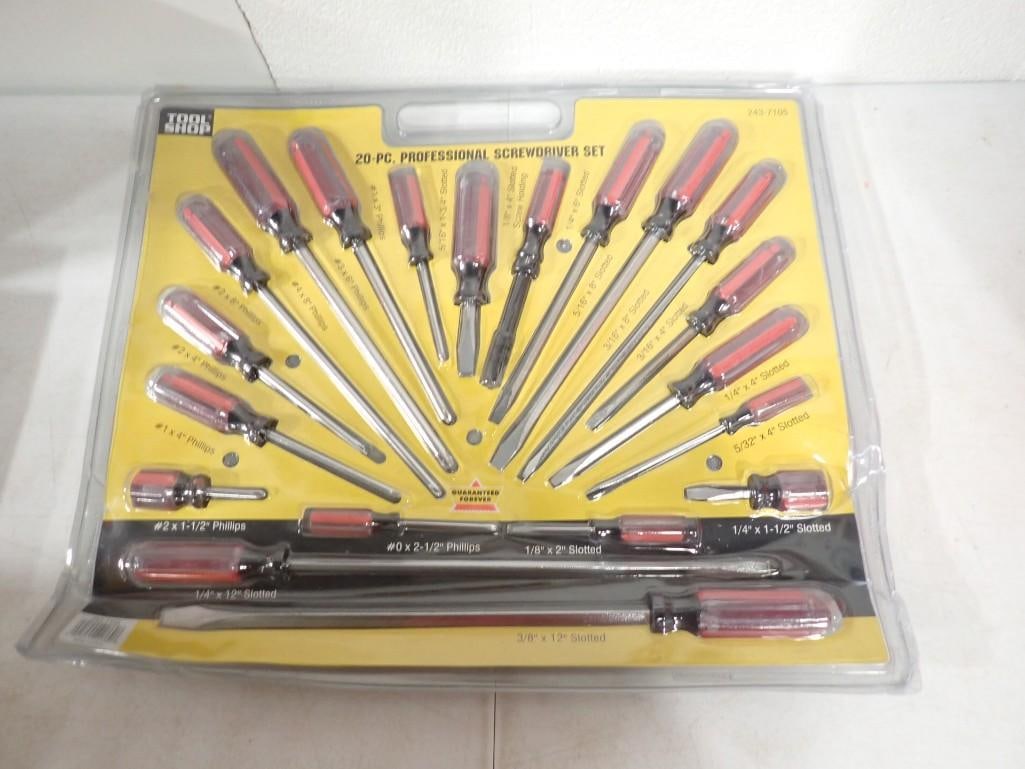 NIB Tool Shop 20 pc Screwdriver Set New in Package (1 of 7)