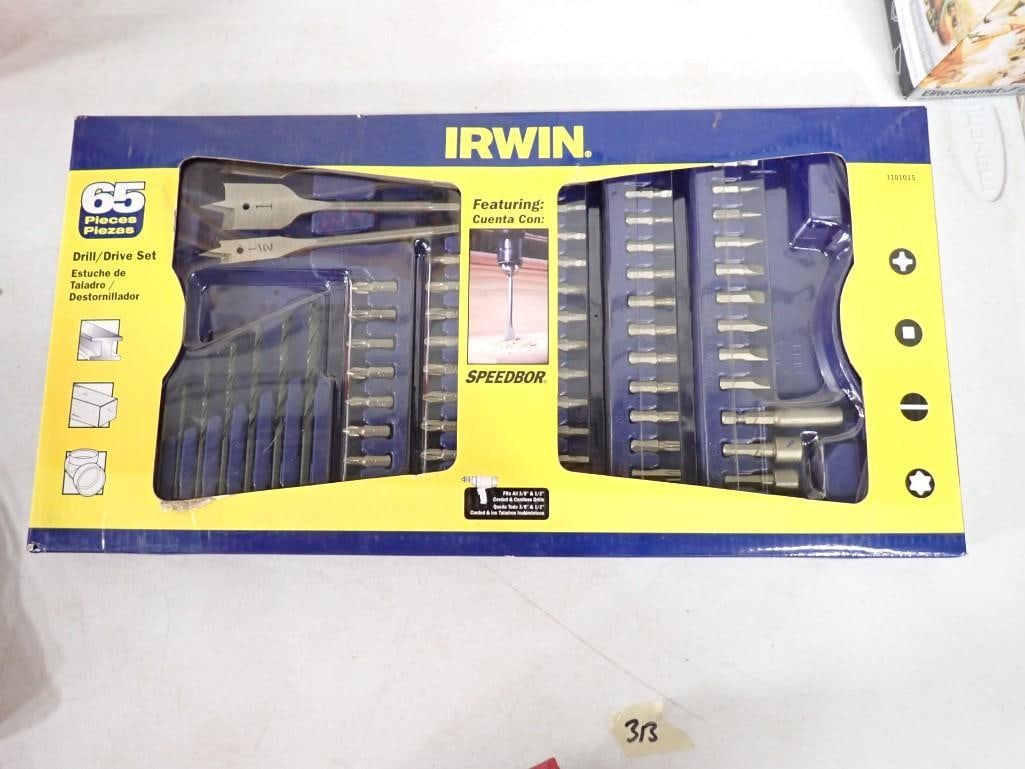 NIB Irwin Drill & Drive Set New in Package (1 of 7)