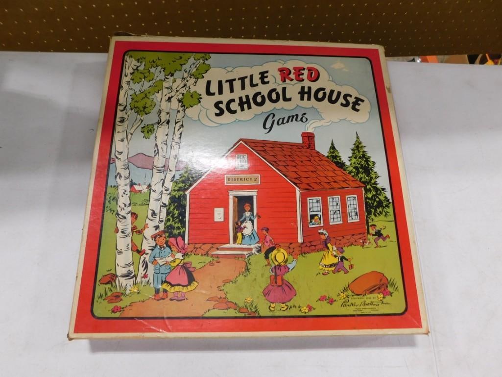 Vtg 1952 Little Red School House Board Game (1 of 5)