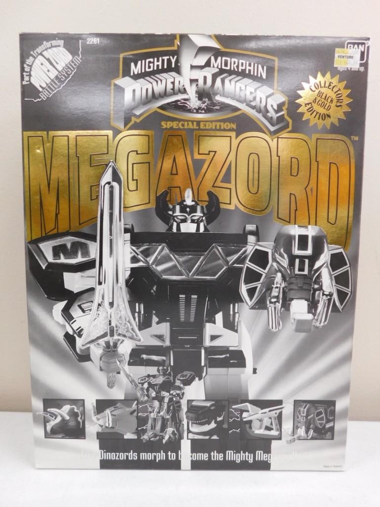 Vintage Bandai Mighty Morphin Power Rangers Special Edition Black and Gold Megazord from the 1990's (1 of 3)