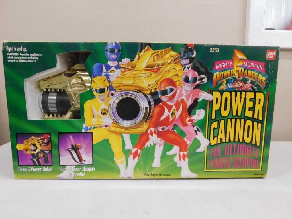 Vintage Bandai 2253 Mighty Morphin Power Rangers Power Cannon New Old Stock 1994: Vintage Bandai 2253 Mighty Morphin Power Rangers Power Cannon New Old Stock 1994