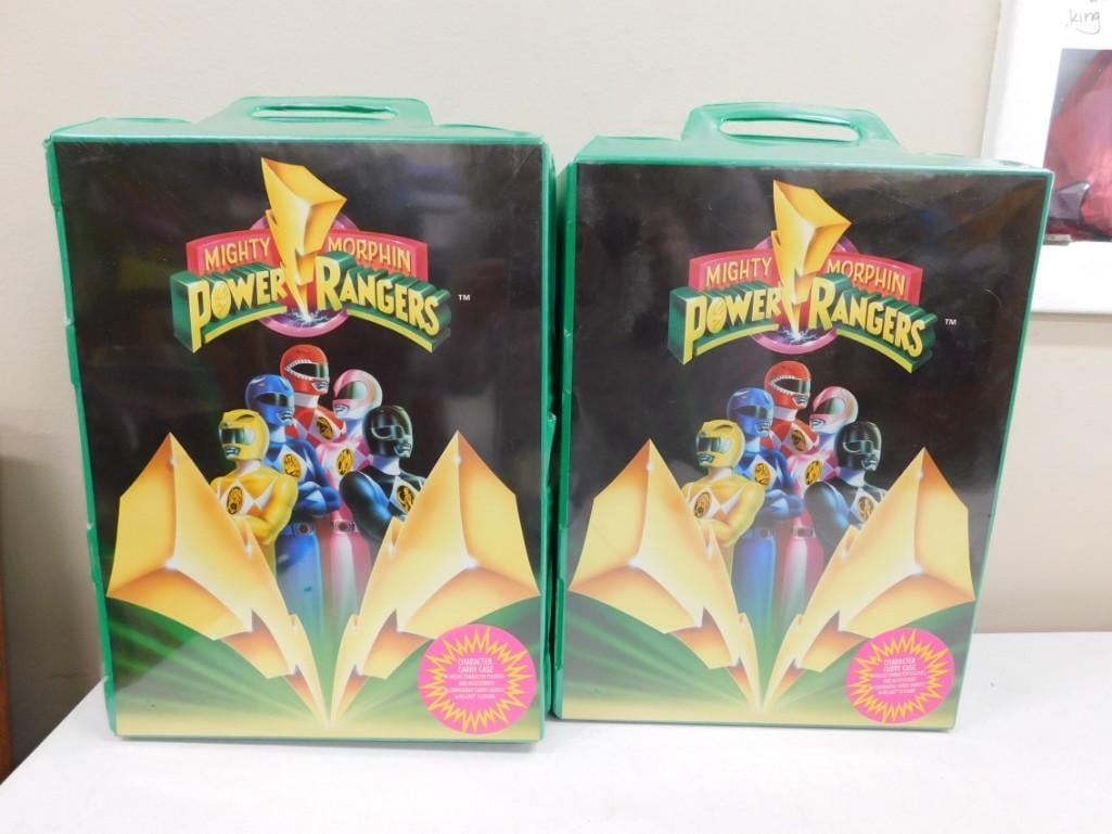 2 Vintage Mighty Morphin Power Rangers Character Carrying Cases (1 of 8)
