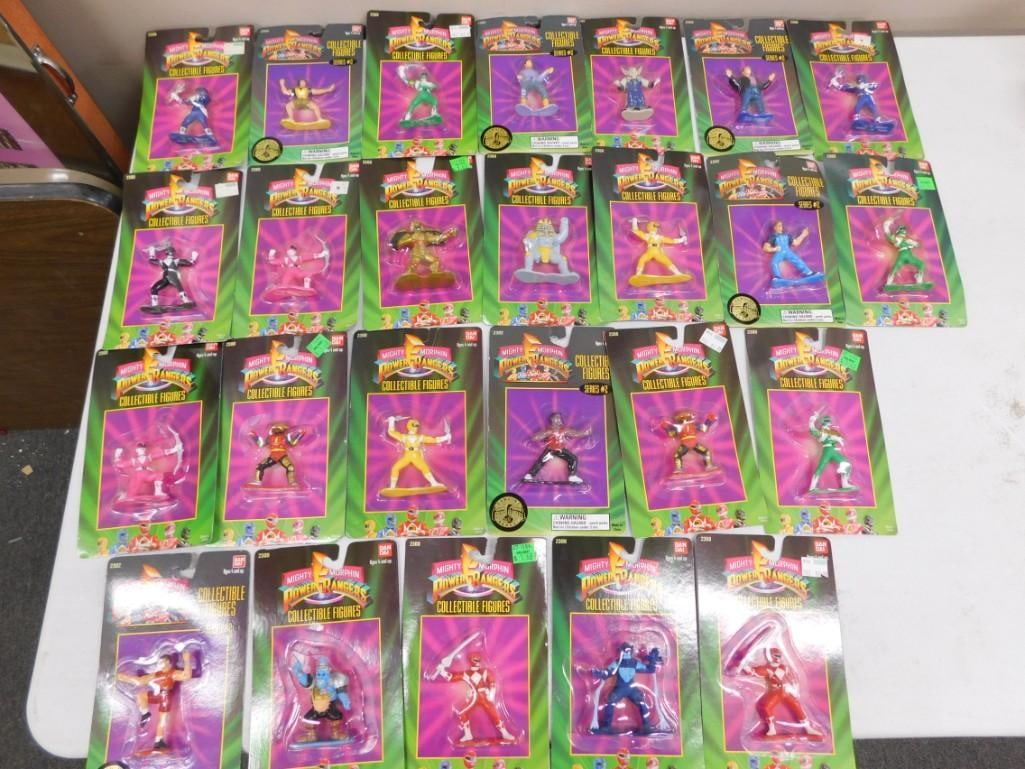 25 Vintage Bandai Mighty Morphin Power Rangers Collectible Figurines 2300 New Old Stock 1993 (1 of 9)