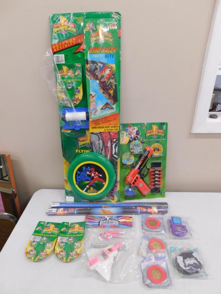 Vintage Mighty Morphin Power Rangers Toys New Old Stock including Target Set, McDonald's, Marbles (1 of 10)