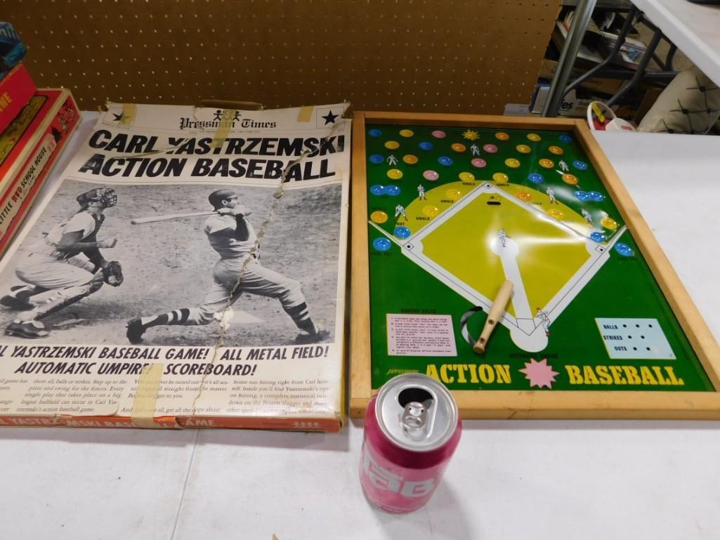 Vintage Carl Yastrezemski Action Baseball Game with Metal Board and Original Box (1 of 6)
