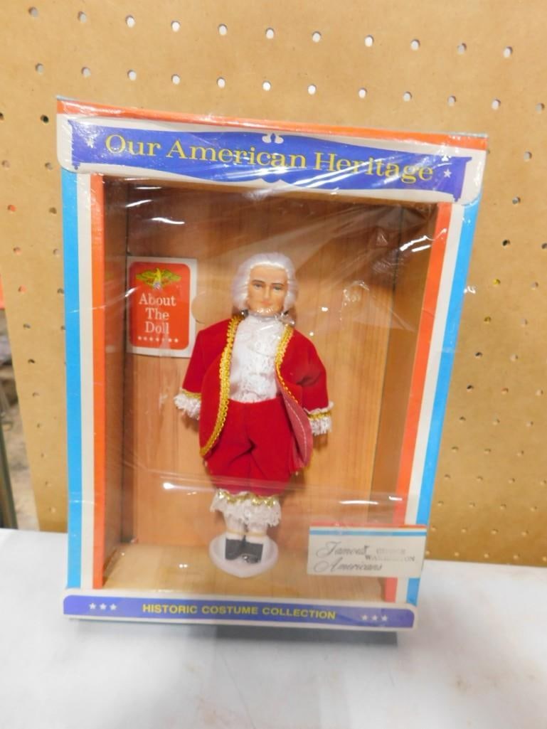 Vtg 1976 Our American Heritage George Washington Doll NOS New Old Stock (1 of 5)
