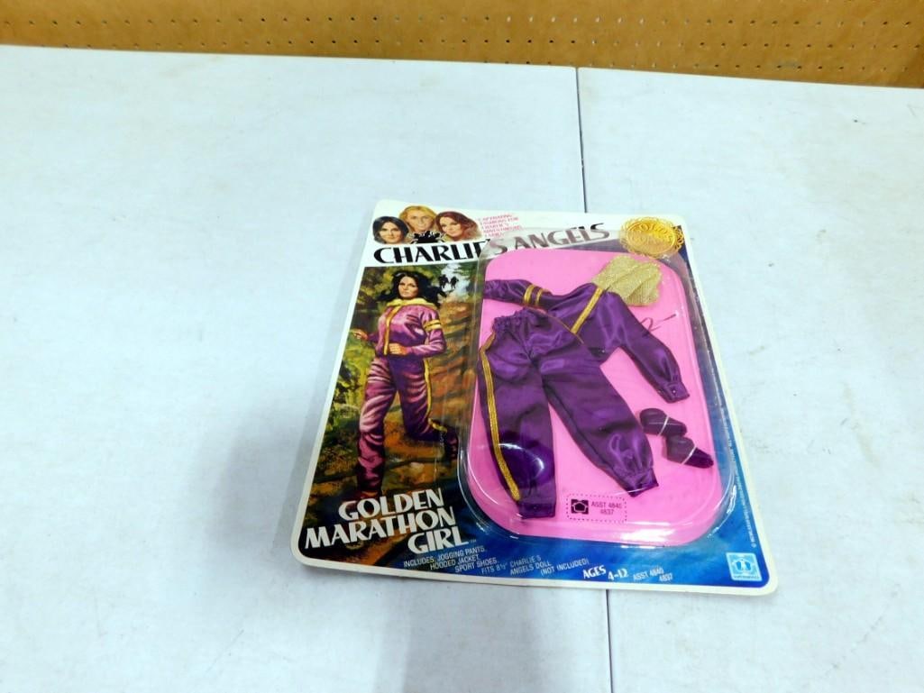 Vintage Charlie's Angels Golden Marathon Girl Outfit Hasbro 1977 New Old Stock: Vintage Charlie's Angels Golden Marathon Girl Outfit Hasbro 1977 New Old Stock