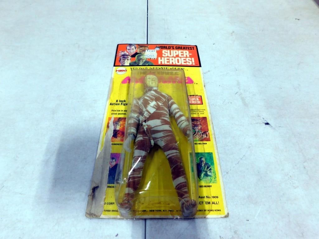 Vintage Mad Monster Series The Horrible Mummy 8" Action Figure Mego 1973 New Old Stock (1 of 3)