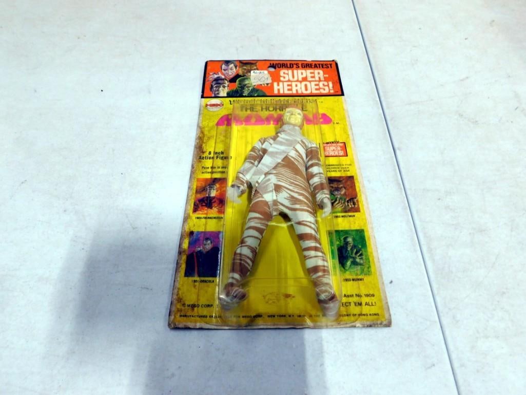 Vintage Mad Monster Series The Horrible Mummy 8" Action Figure Mego 1973 New Old Stock (1 of 3)