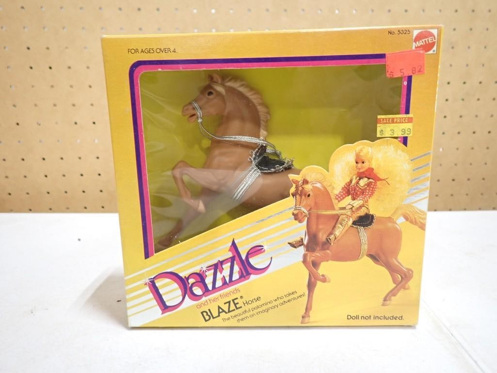 Vtg 1981 Dazzle Blaze Palomino Brown Horse by Mattel NOS New Old Stock: Vintage 1981 Dazzle Blaze Palomino Brown Horse by Mattel NOS New Old Stock