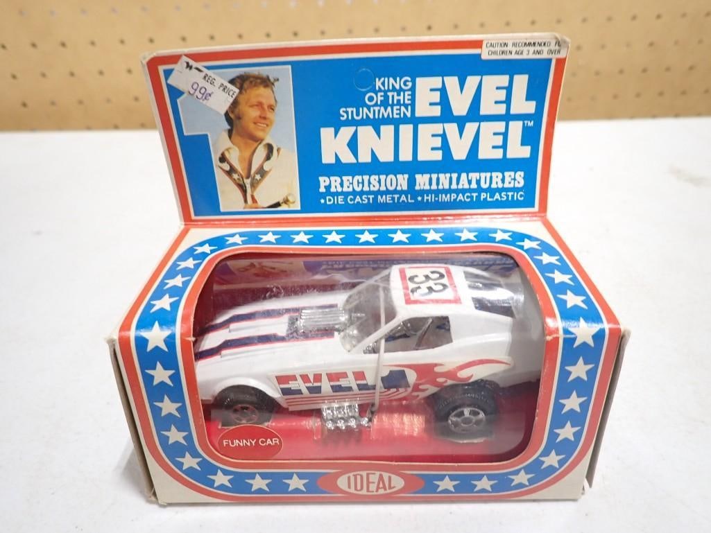 Vtg 1977 Evel Knievel Precision Miniatures Funny Car by Ideal NOS New Old Stock (1 of 5)