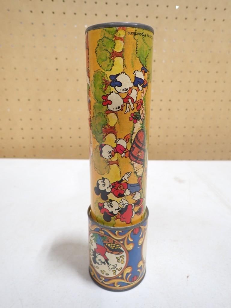 Vtg 1960s Walt Disney Kaleidoscope Hallmark 200PF 520-7 Mickey Mouse, Donald Duck, etc (1 of 8)