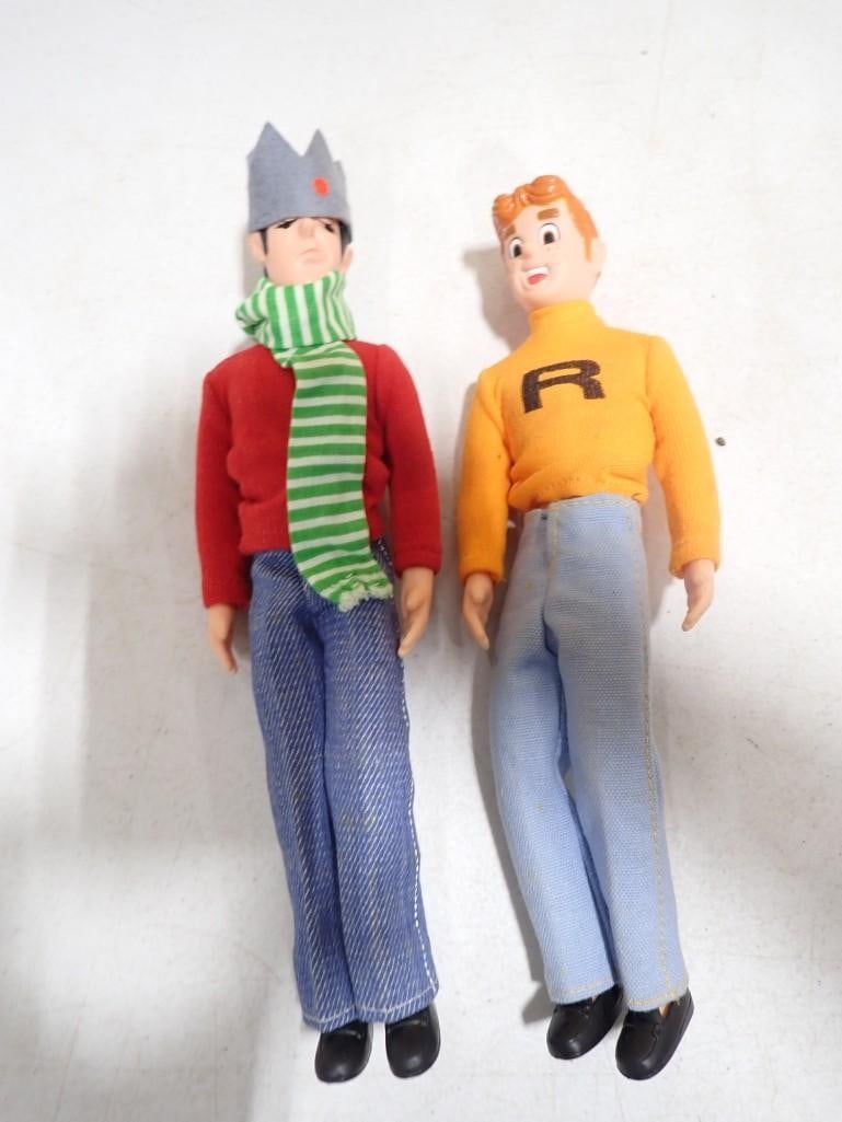 Vtg 1975 Marx Toys The Archies Jughead and Archie Figures or Dolls: Vintage 1975 Marx Toys The Archies Jughead and Archie Figures or Dolls